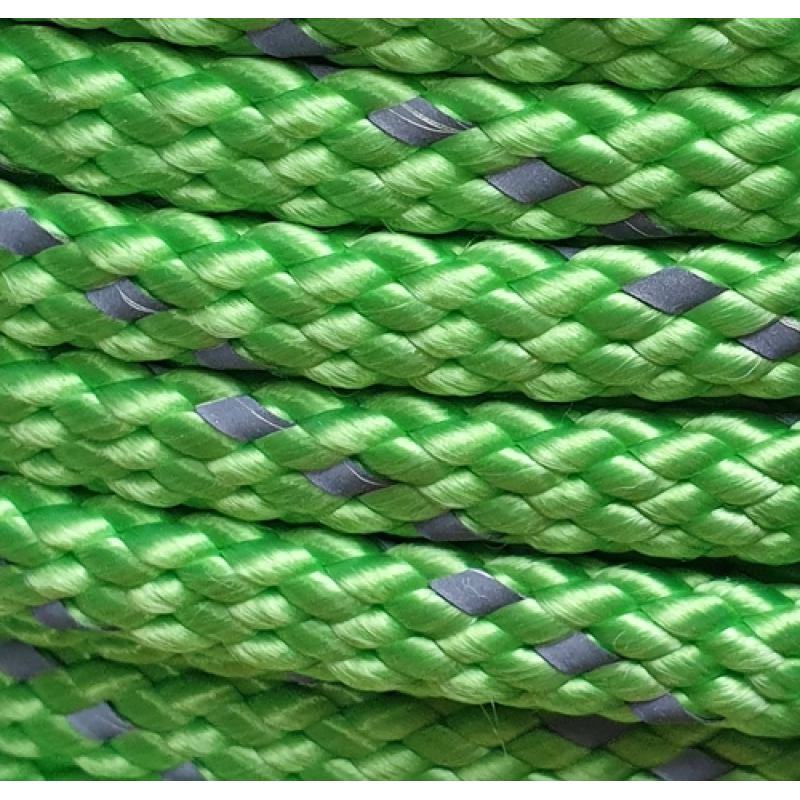 PPM touw 8 mm appelgroen reflectie